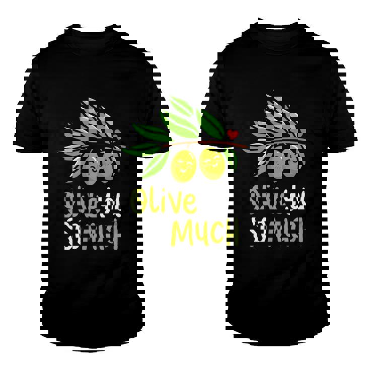 Short Sleeve Olive you T-shirt